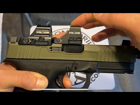 Full Size vs Micro Red Dot on PSA Dagger Blem (Holosun Edition)