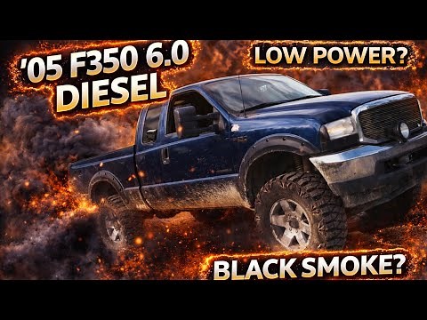 05 F350 6.0 Black smoke and low power