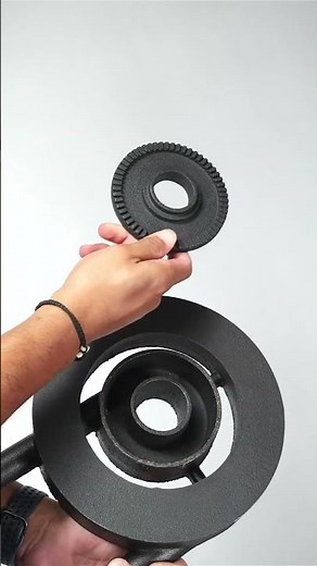 Queimador Duplo Completo Para Fogão Industrial de Ferro 23cm