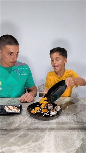 Kid vs Dad Sushi Challenge! 🍣😂