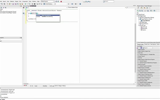 Creating your First VCL Application for Windows with C++Builder