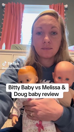 American girl doll bitty baby vs Melissa and Doug baby doll review. 😊😊 I’m not a content creator so be kind, but hopeuflly this help another parent or shopper out there decide which doll they want. Price points between the two are pretty wide. I’d consider Bitty baby to be an investment and something you’d keep forever, save for future grandkids even while Melissa and Doug can take a little bit more rough play. My daughter is very intentional about her baby doll play so the investment was wort