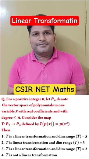 Linear Transformation | Linear Algebra | CSIR NET & GATE | IFAS