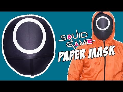 DIY paper SQUID GAME MASK || Easy Mask || Gary Origami