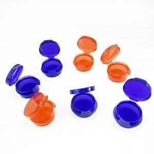 [Hot Item] Flip Top Cream Mini Container Plastic Jar