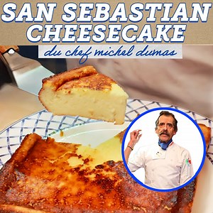 Cheesecake basque du Chef: dessert rapide et facile ! | Chef Michel Dumas