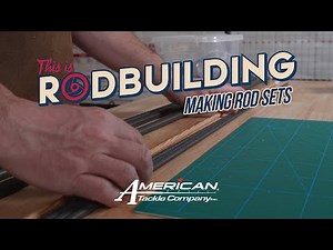 This is RodBuilding Episode #13 Making Rod Sets