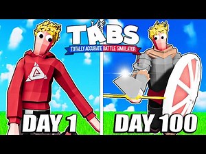 I Survived 100 Days as a KID in HARDCORE TABS!