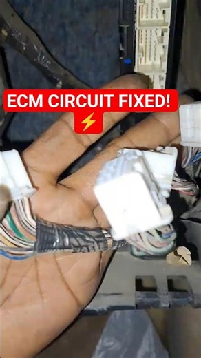 Toyota Yaris ECM Circuit Repair! ⚡ Engine Brain Fixed #mechanic #toyotayaris