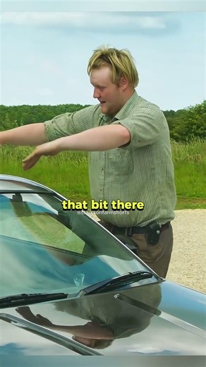 Kaleb's Final Destination Moment😮 #clarksonsfarm #nissan #350z #GT #car #race #farming #uk