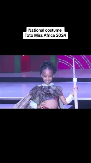 Exquisite National Costume at Little Mister and Miss Africa 2024 Pageant