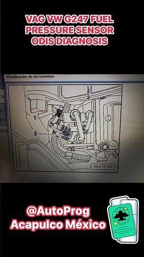 VAG VW G247 FUEL PRESSURE SENSOR ODIS DIAGNOSIS #vag #vw #ODIS #G247 #fuelpressuresensor #diag