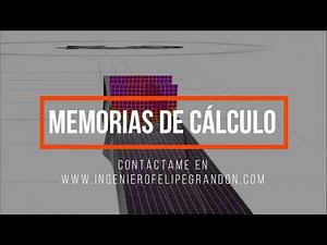 Memoria de cálculo estructural | www.ingenierofelipegrandon.com