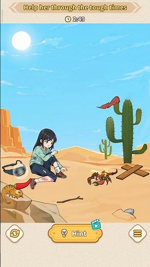 Brain Puzzle : Tricky Quest ; level 72- Desert Survival Solution #braintestsolution #brainpuzzle