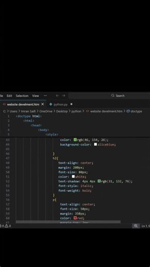 Html & CSS coding website/html website #coding #classhtml#htmltag