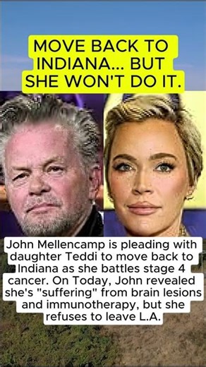 MOVE BACK TO INDIANA... BUT SHE WON'T DO IT.