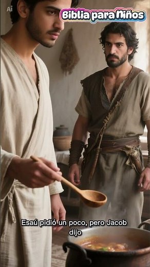 La historia de Jacob y Esaú (parte 1) #biblianiños #curiosidades #enigmasbiblicos #bibliaparaniños