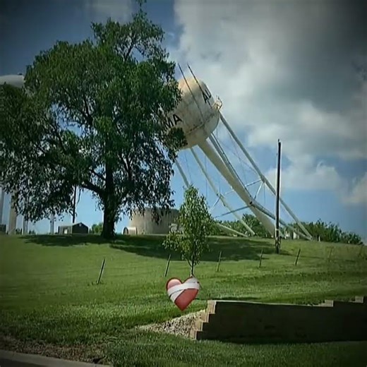 Alma kansas water tower view 3