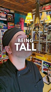 12K views · 101 reactions | Being tall working in a kitchen | Chef Thomson | Facebook