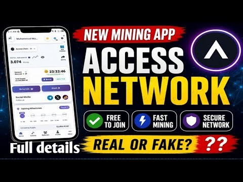 Access Network New Mining App 2026 | New Mining Apps Reality Check