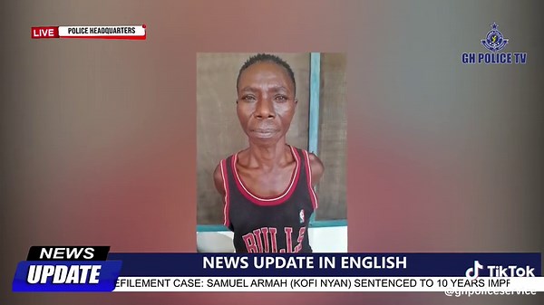 NEWS UPDATE 29/10/2025 1. UPDATE ON APAM DEFILEMENT CASE: SAMUEL ARMAH (KOFI NYAN) SENTENCED TO 10 YEARS IMPRISONMENT FOR DEFILEMENT 2. THREE CONVICTED FOR ARMED ROBBERY AT FIANKOMA NEAR JACOBU.