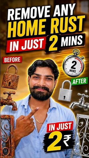 REMOVE ANY RUSTED PRODUCT RUST IN JUST 2 RUPEES | RUSTED PRODUCT | HOW TO REMOVE RUST | RUST REMOVER