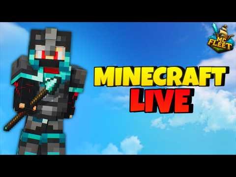 Playing Public Minecraft Server With Friends | Minecraft Live 🔴