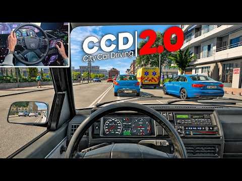 🚘 DÉCOUVERTE DE CITY CAR DRIVING 2.0 (Gameplay FR)