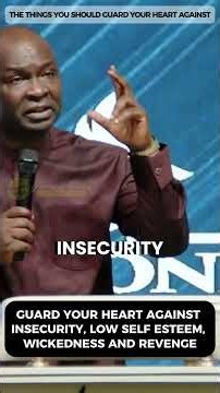 Guard Against Insecurity, Low Self-Esteem, Wickedness & Revenge #apostlejoshuaselman #koinoniaglobal