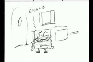 This is an actual scene that almost made it into the show