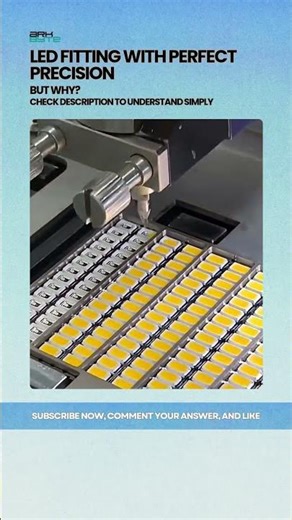 LED FITTING WITH PERFECT PRECISION BUT WHY?