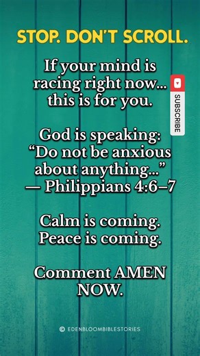 STOP Overthinking – God Says This