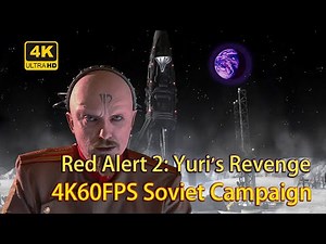 [4K60FPS] Red Alert 2: Yuri's Revenge Soviet Campaign Cutscene (includes top-right intel) Upscale
