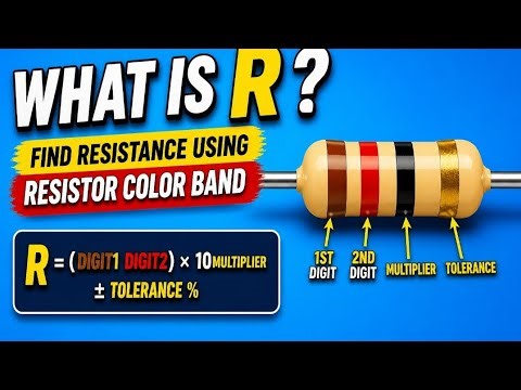 How to read a resistor color (4 band resistors)
