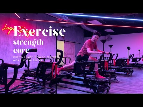 How to Perform a Curtsy Lunge on the Lagree Fitness M3K+ Megaformer (tips and tricks)