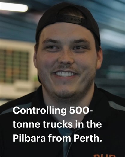 "We have a virtual world that we get the autonomous trucks to drive around in, and we make sure it's as accurate as possible and the trucks run as efficiently as possible." Meet Harry, an AHS System Builder at IROC, our Integrated Remote Operations Centre in Perth. Harry controls 500-tonne trucks, making them move in any direction, change speed, and even honk their horns from 1300kms away. The IROC is responsible for operating most of BHP’s Western Australia's iron ore logistics and processes, c