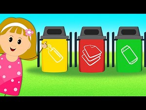The Clean Up Trash Song with Elly | Nursery Rhymes & Kids Song by Kidscamp - Videos For Kids