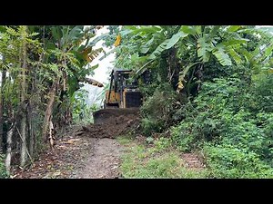 MONSTER MACHINE! CAT D6R XL Bulldozer Tackles Extreme Road Construction