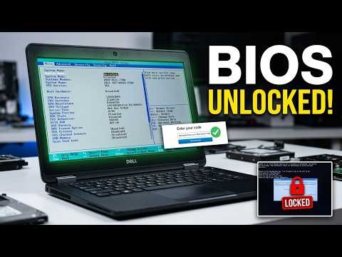 IN ONE MINUTE | DELL Latitude Laptop BIOS Password Reset Method