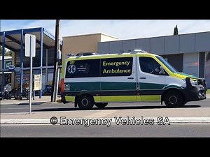 SA Ambulance Service Mercedes-Benz Sprinter ambulance #287 responding P2 on Findon Road
