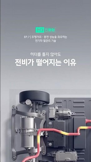 현대진행형 EP. 7 | 히터를 틀지 않아도 전비가 떨어지는 이유 | #Shorts