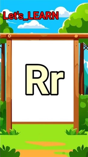 'Rr'is for🐇🌈🚀💍🤖🛣️|Learn about letter Rr|R phonic sound and words | Let's_LEARN #Shorts #Phonics