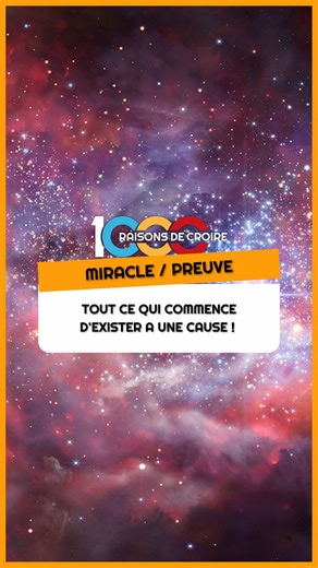 L’argument de la contingence de Leibniz : Tout ce qui existe pourrait ne pas exister. Donc il doit exister une raison ultime… une réalité nécessaire qui explique tout le reste : Dieu. ✨ Pour découvrir plus de raisons de croire rendez-vous sur 1000raisonsdecroire.com #christianisme #dieu #chretien #miracle #jesus