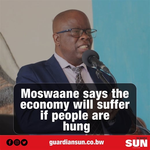 Assistant Minister of Local Government, Ignatius Moswaane, was dispatched to sell the Umbrella for Democratic Change (UDC)’s government’s idea of establishing a constitutional court. Moswaane said that Batswana must understand that investors and international partners who help sustain the country’s fragile economy are opposed to capital punishment. READ THE FULL ARTICLE BY CLICKING THE LINK BELOW or read the full version in the current print edition of 𝙏𝙝𝙚 𝙈𝙞𝙙𝙬𝙚𝙚𝙠 𝙎𝙪𝙣 at a store nea