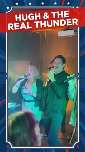 Hugh Jackman sings with the REAL LIFE "Thunder"! ⚡️🎤