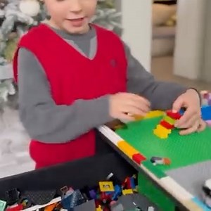 My kids are OBSESSED with Legos, so naturally they are ALL OVER my house. So, I decided for Christmas this year I would build a custom lego table and storage! | Welcome to the Woods