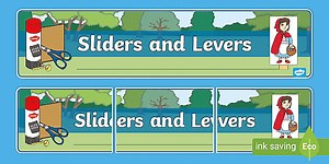 Sliders and Levers Display Banner