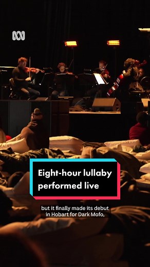 An eight-hour lullaby designed by neo-classical composer Max Richter, has drawn crowds in at Hobart’s Dark Mofo festival to experience the concert of restful sleep. #Music #Sleep #Tas #MaxRichter #Art #Concert #DarkMofo #Festival #ABCNews