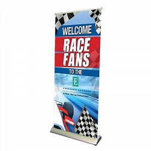 33'' Premium Roll Up Retractable Banner Stand