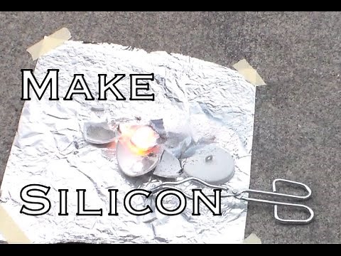 Silicon Synthesis (From Mg and Sand) [Full HD]